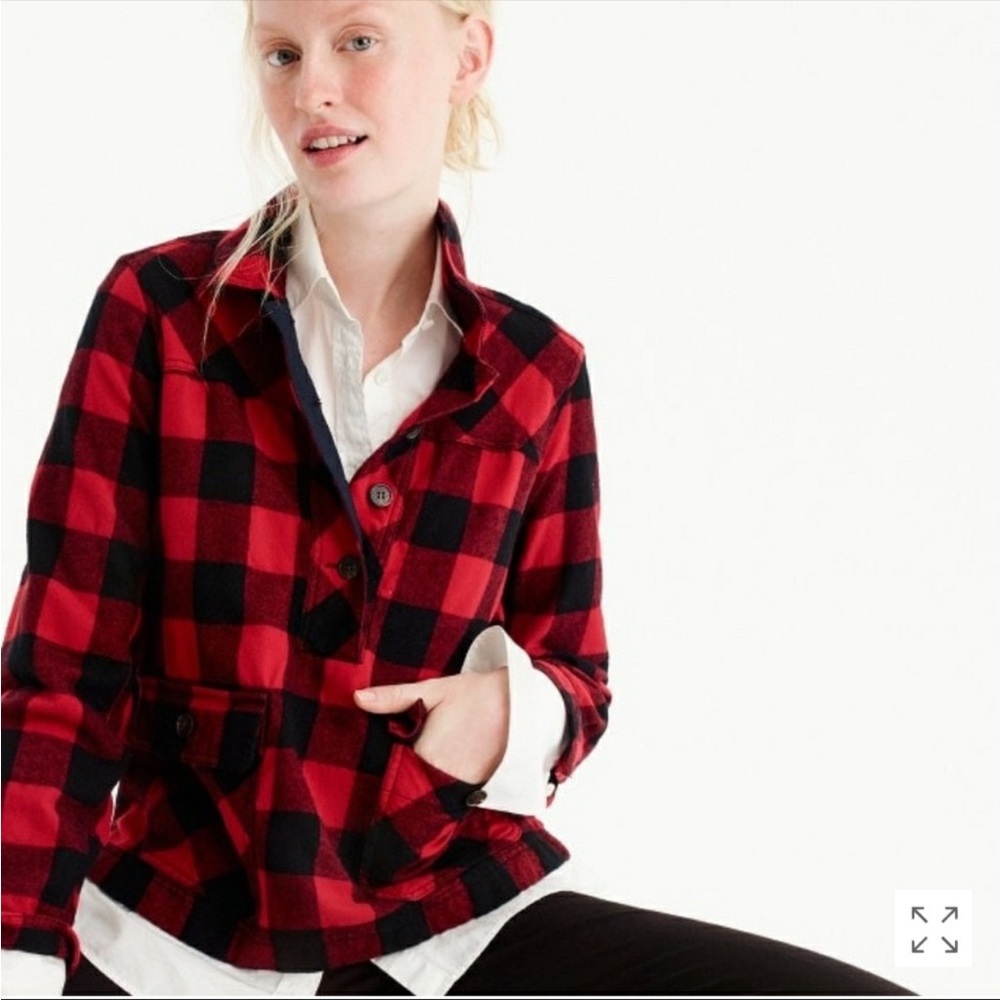 J.Crew Buffalo Checkered Shacket